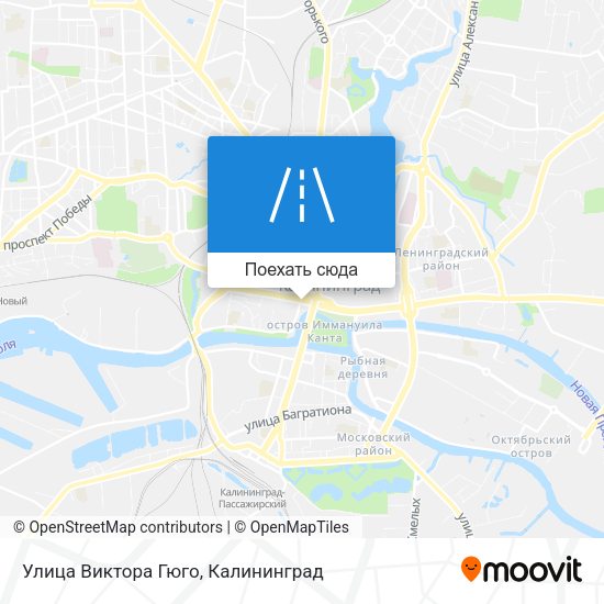 Карта Улица Виктора Гюго