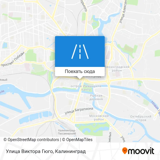 Карта Улица Виктора Гюго