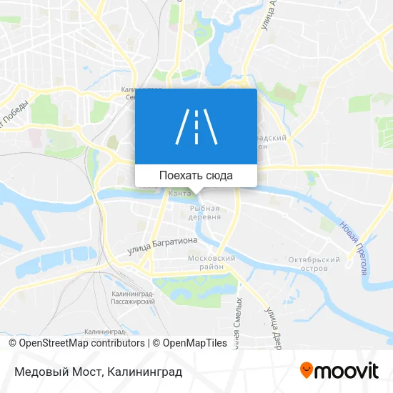 Карта Медовый Мост