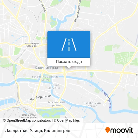 Карта Лазаретная Улица
