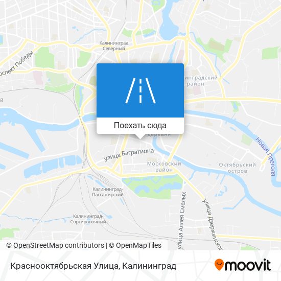 Карта Краснооктябрьская Улица