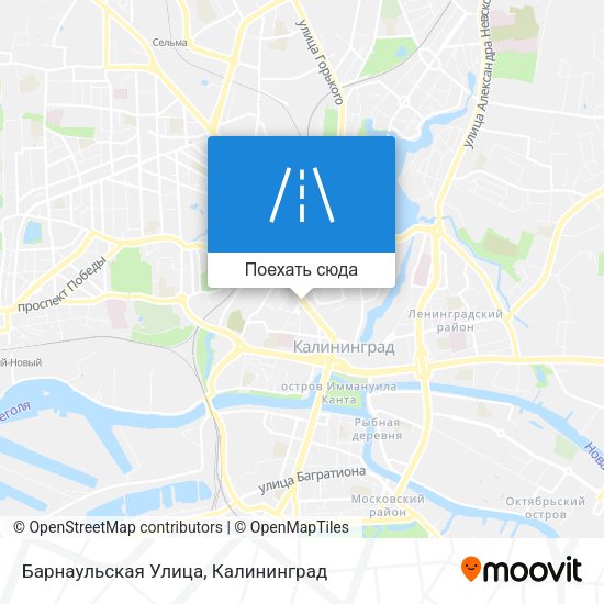 Карта Барнаульская Улица