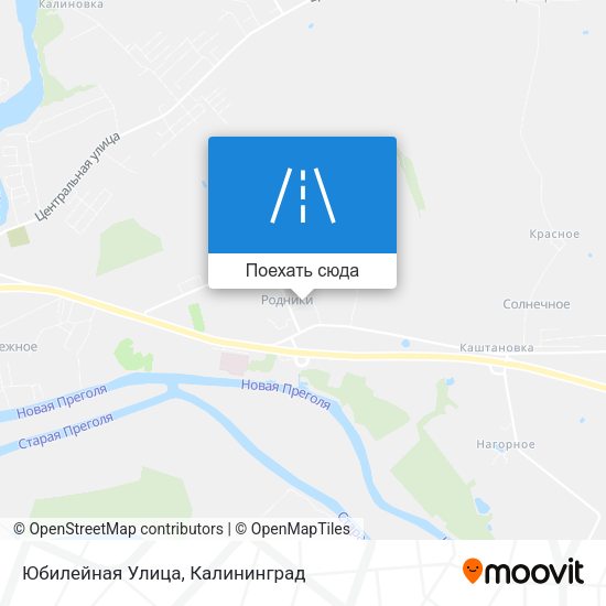 Карта Юбилейная Улица