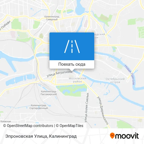 Карта Эпроновская Улица