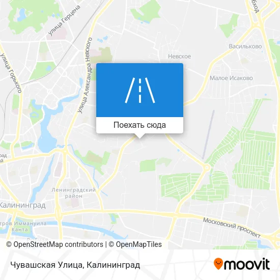 Карта Чувашская Улица