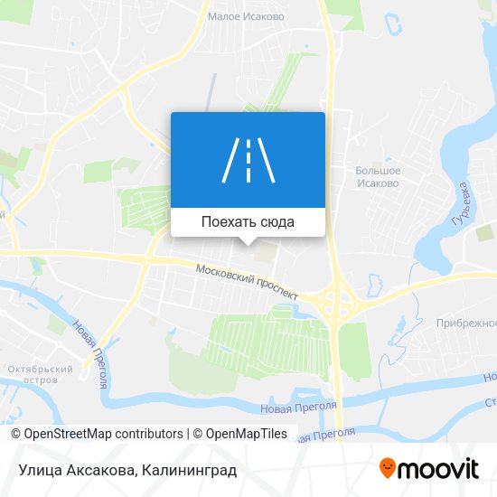 Карта Улица Аксакова