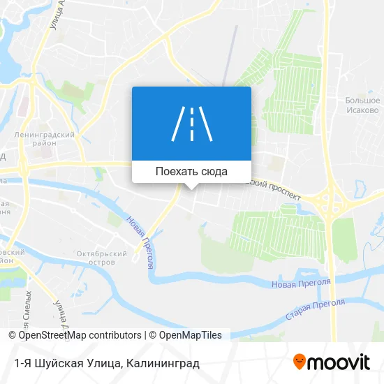 Карта 1-Я Шуйская Улица