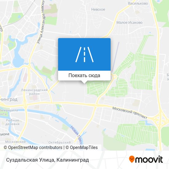 Карта Суздальская Улица