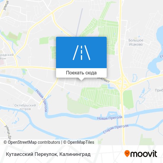 Карта Кутаисский Переулок