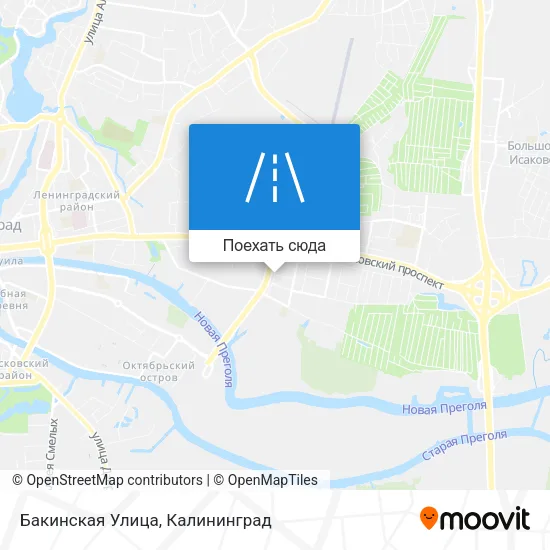 Карта Бакинская Улица