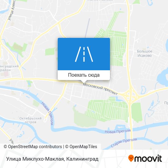 Карта Улица Миклухо-Маклая