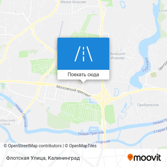Карта Флотская Улица