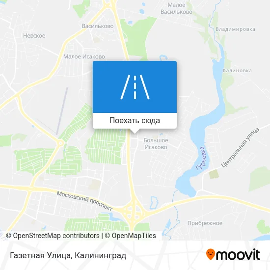 Карта Газетная Улица