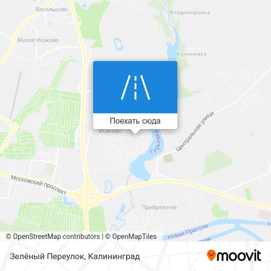 Карта Зелёный Переулок