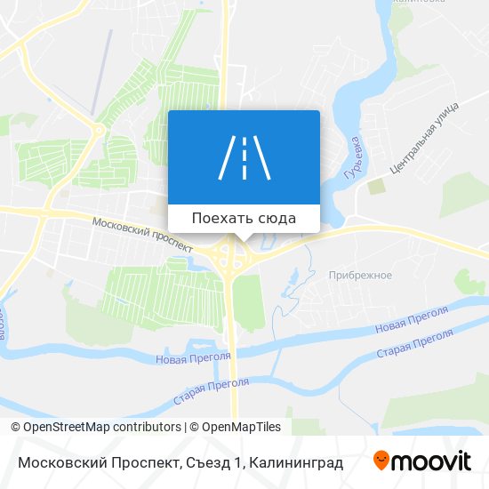 Карта Московский Проспект, Съезд 1