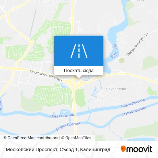 Карта Московский Проспект, Съезд 1