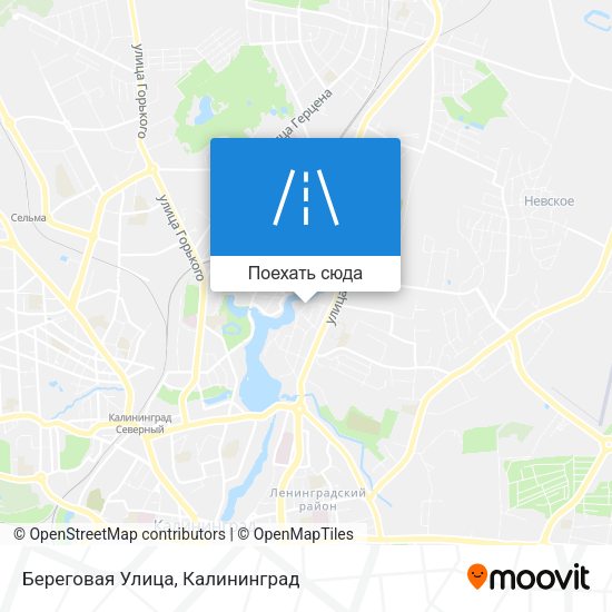 Карта Береговая Улица