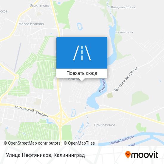 Карта Улица Нефтяников