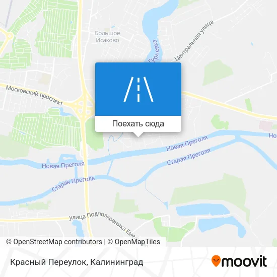 Карта Красный Переулок