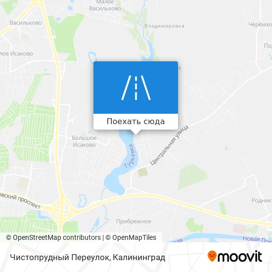 Карта Чистопрудный Переулок
