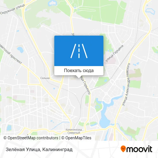 Карта Зелёная Улица