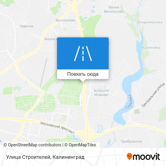 Карта Улица Строителей
