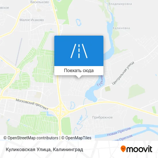 Карта Куликовская Улица