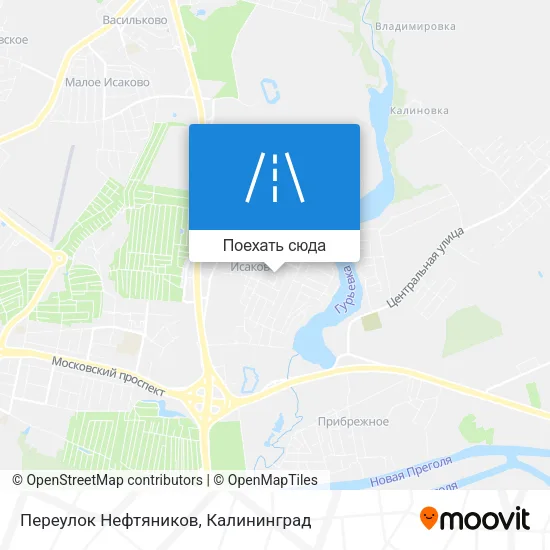 Карта Переулок Нефтяников