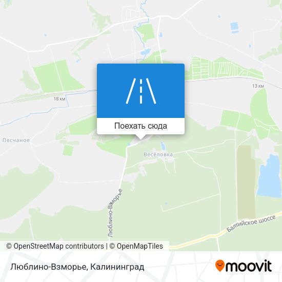 Карта Люблино-Взморье