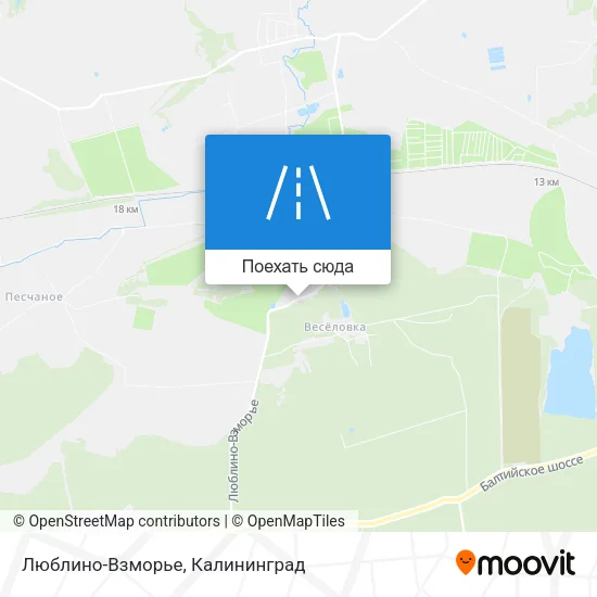 Карта Люблино-Взморье