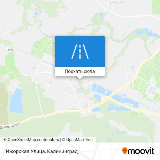 Карта Ижорская Улица