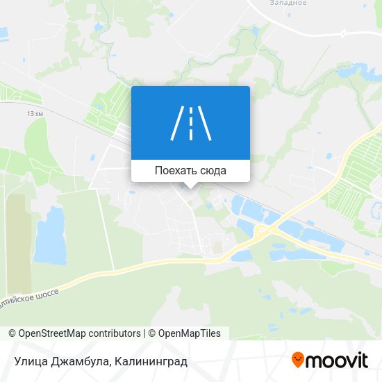 Карта Улица Джамбула