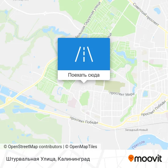 Карта Штурвальная Улица
