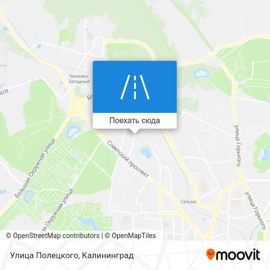 Карта Улица Полецкого