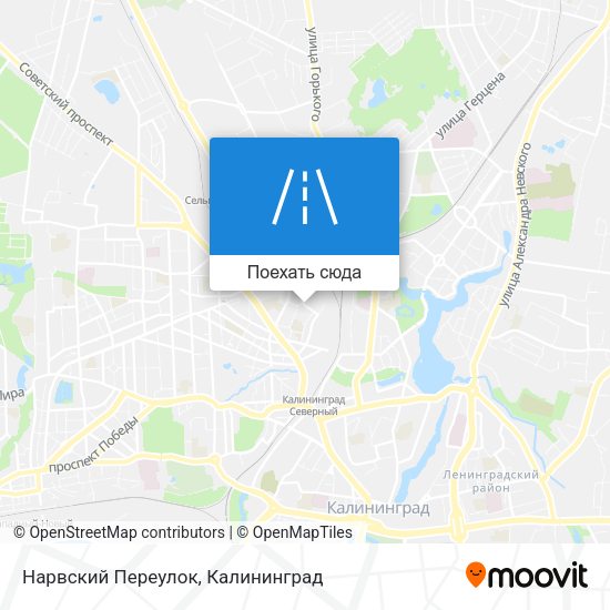 Карта Нарвский Переулок
