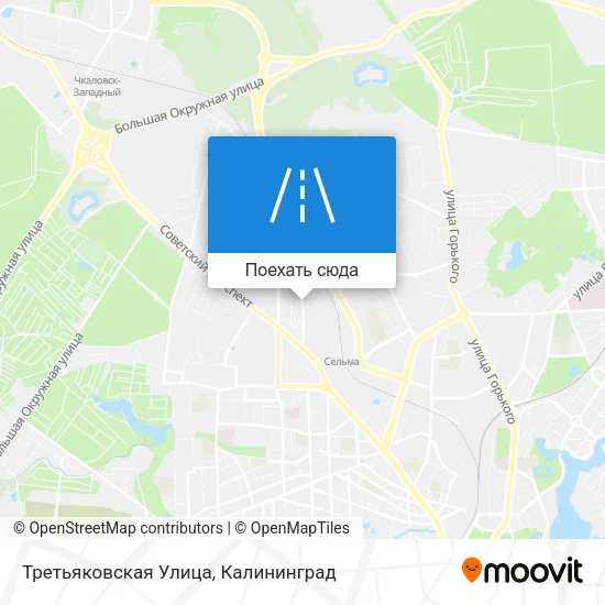 Карта Третьяковская Улица