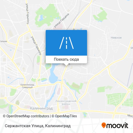Карта Сержантская Улица