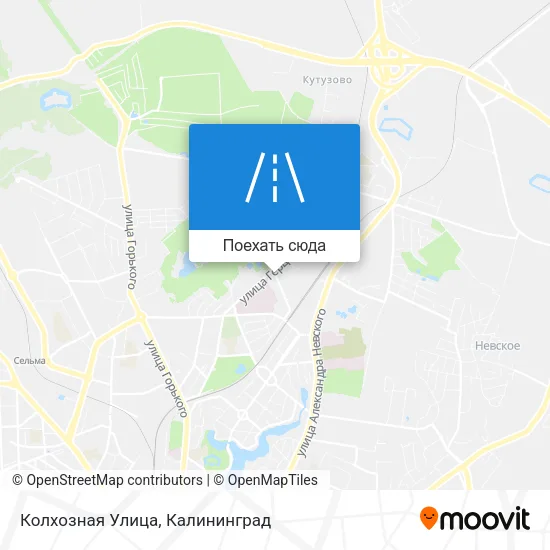 Карта Колхозная Улица