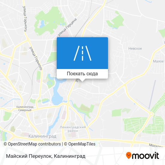 Карта Майский Переулок
