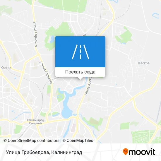 Карта Улица Грибоедова