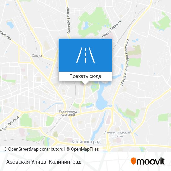 Карта Азовская Улица