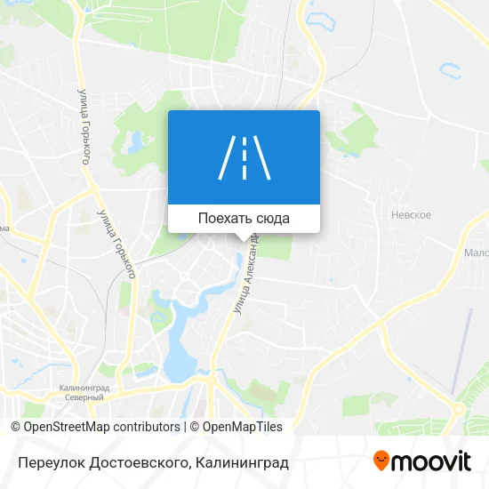 Карта Переулок Достоевского