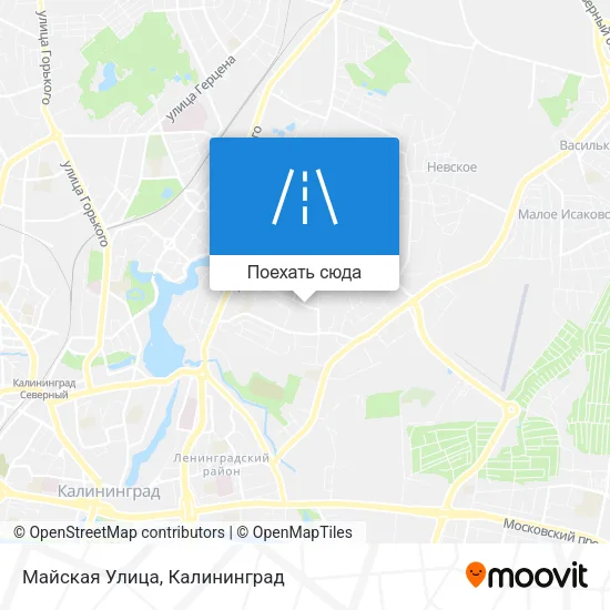 Карта Майская Улица