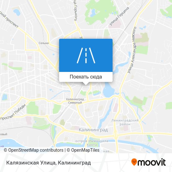 Карта Калязинская Улица