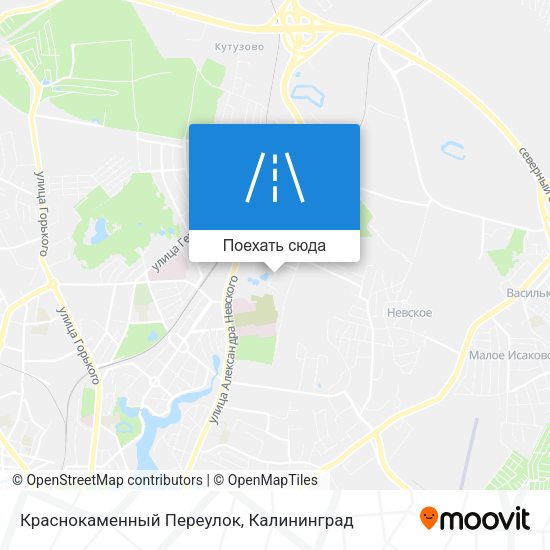 Карта Краснокаменный Переулок