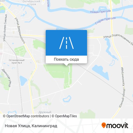 Карта Новая Улица