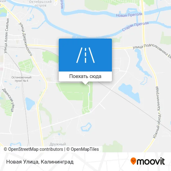 Карта Новая Улица