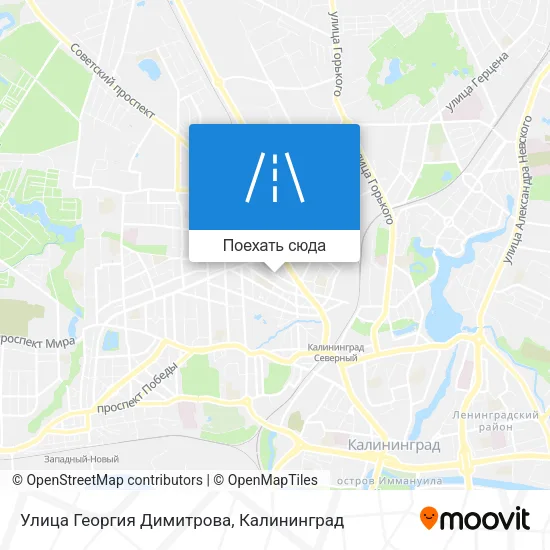 Карта Улица Георгия Димитрова