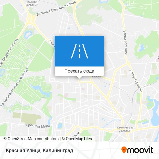 Карта Красная Улица