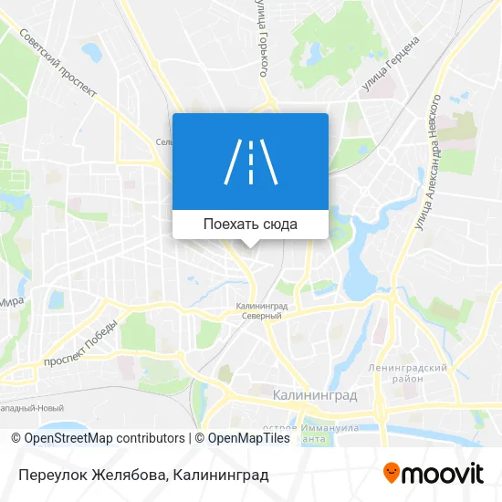 Карта Переулок Желябова